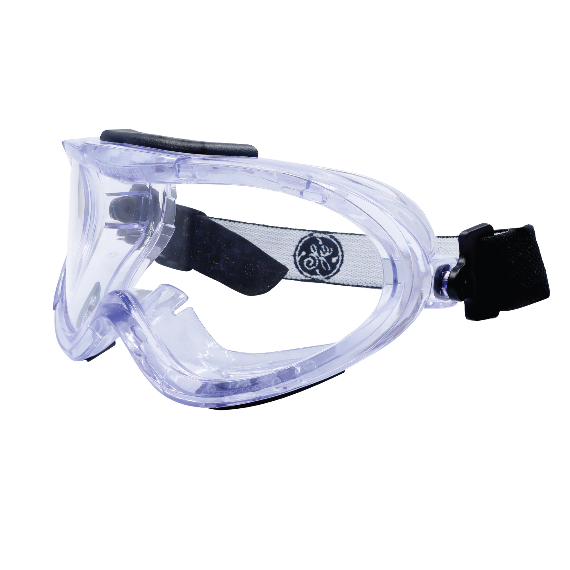 General Electric, Safety Goggles, Adjustable Headband, Indirect Vents, Clear, ANSI Z87 Compliant, Model# GE146C